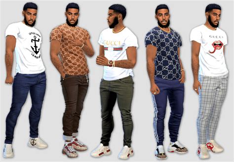 sims 3 male gucci clothes|sims 4 Gucci cc download.